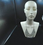 silvertone collar necklace 20